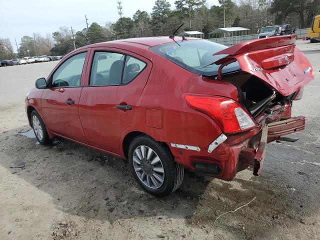 3N1CN7AP9FL879290 - 2015 NISSAN VERSA S RED photo 2