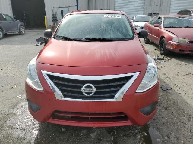 3N1CN7AP9FL879290 - 2015 NISSAN VERSA S RED photo 5