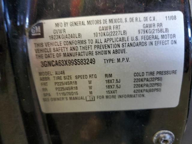 3GNCA63X99S583249 - 2009 CHEVROLET HHR SS 黑色 照片 12