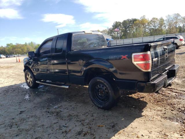 1FTRX14819FA95106 - 2009 FORD F150 SUPER CAB BLACK photo 2