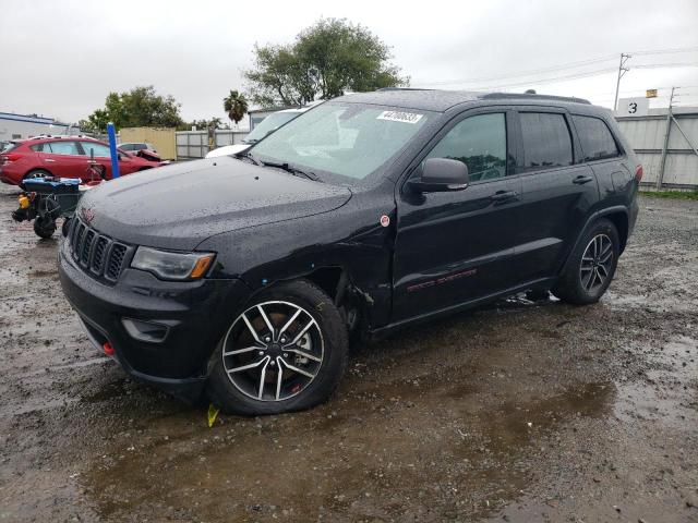 1C4RJFLT2KC854731 - 2019 JEEP GRAND CHER TRAILHAWK BLACK photo 1