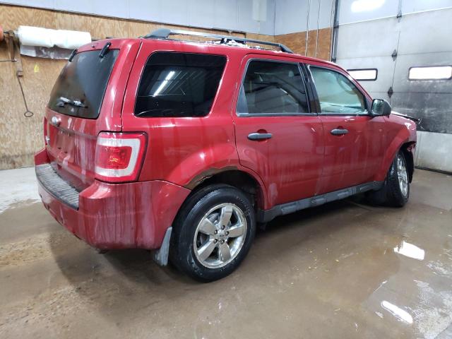 1FMCU0D79CKA57360 - 2012 FORD ESCAPE XLT RED photo 3