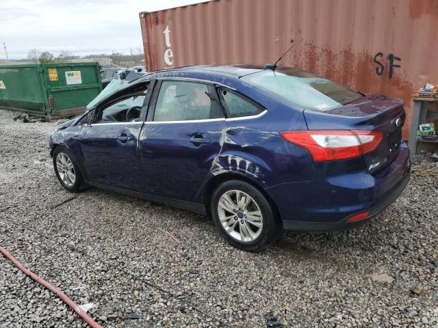 1FAHP3H24CL131866 - 2012 FORD FOCUS SEL BLUE photo 2