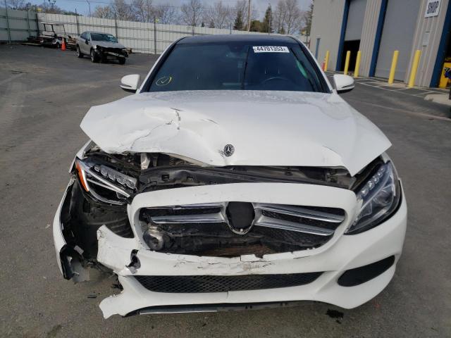 55SWF4HB9JU255561 - 2018 MERCEDES-BENZ C 350E WHITE photo 5