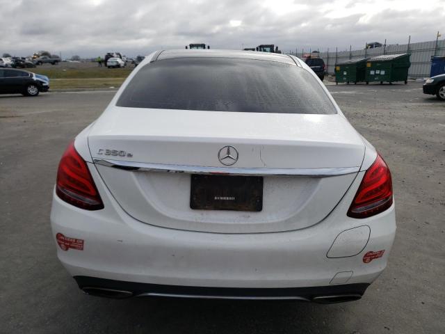 55SWF4HB9JU255561 - 2018 MERCEDES-BENZ C 350E WHITE photo 6