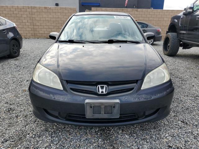 2HGES15594H579082 - 2004 HONDA CIVIC LX BLACK photo 5