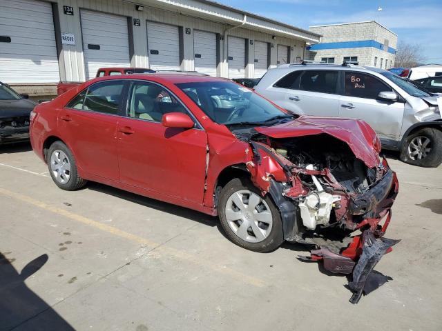 4T1BE46K98U255644 - 2008 TOYOTA CAMRY CE RED photo 4