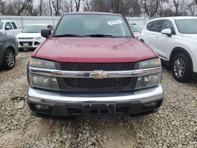 1GCDT136068215502 - 2006 CHEVROLET COLORADO BURGUNDY photo 5