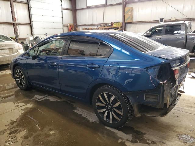 2HGFB2F76FH038035 - 2015 HONDA CIVIC SE BLUE photo 2