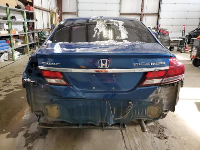 2HGFB2F76FH038035 - 2015 HONDA CIVIC SE BLUE photo 6