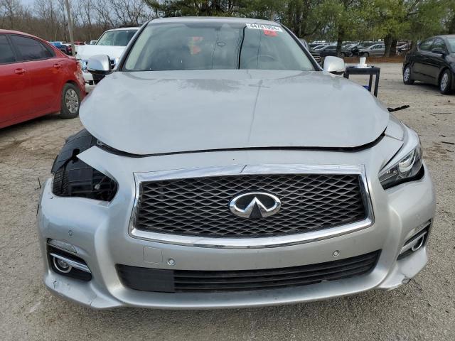 JN1AV7AR8EM700119 - 2014 INFINITI Q50 HYBRID PREMIUM SILVER photo 5