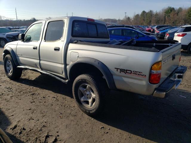 5TEGN92N14Z400846 - 2004 TOYOTA TACOMA DOUBLE CAB PRERUNNER SILVER photo 2