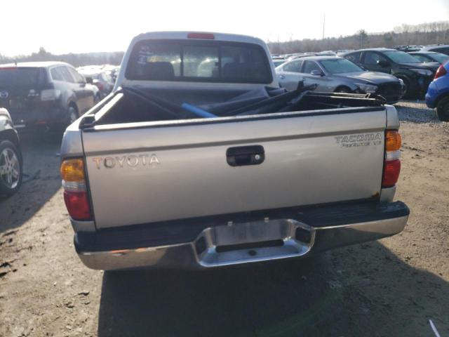 5TEGN92N14Z400846 - 2004 TOYOTA TACOMA DOUBLE CAB PRERUNNER SILVER photo 6