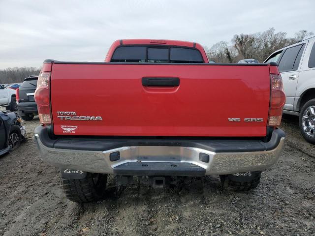 5TEUU42N78Z581353 - 2008 TOYOTA TACOMA ACCESS CAB წითელი ფოტო 6