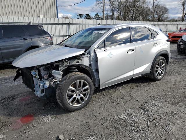 JTJBJRBZ2G2038184 - 2016 LEXUS NX 300H SILVER photo 1