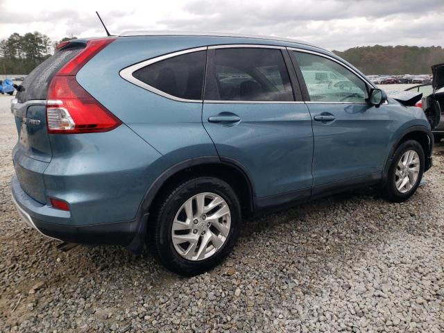 5J6RM4H72FL016321 - 2015 HONDA CR-V EXL TEAL photo 3