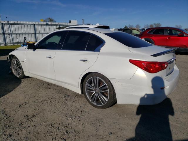 JN1AV7AP5EM690941 - 2014 INFINITI Q50 HYBRID PREMIUM WHITE photo 2