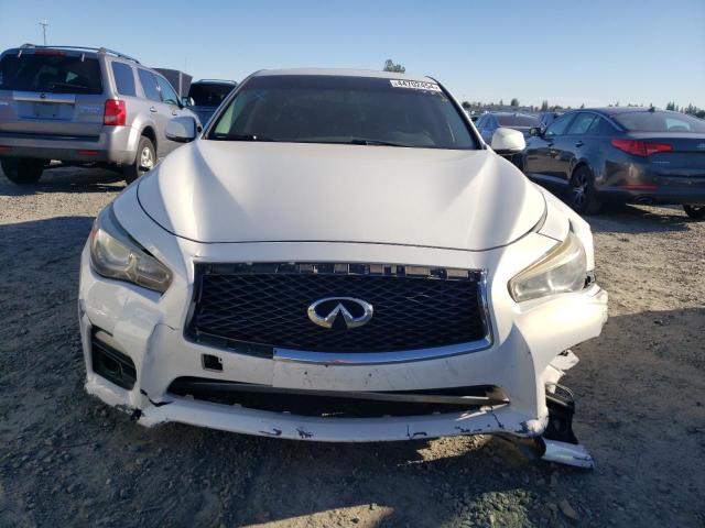 JN1AV7AP5EM690941 - 2014 INFINITI Q50 HYBRID PREMIUM WHITE photo 5