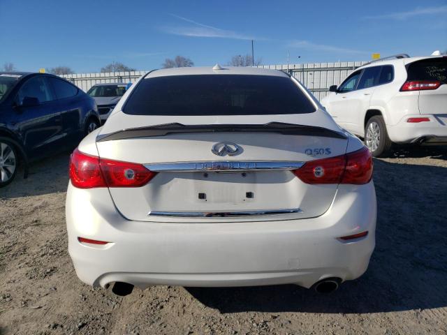 JN1AV7AP5EM690941 - 2014 INFINITI Q50 HYBRID PREMIUM WHITE photo 6