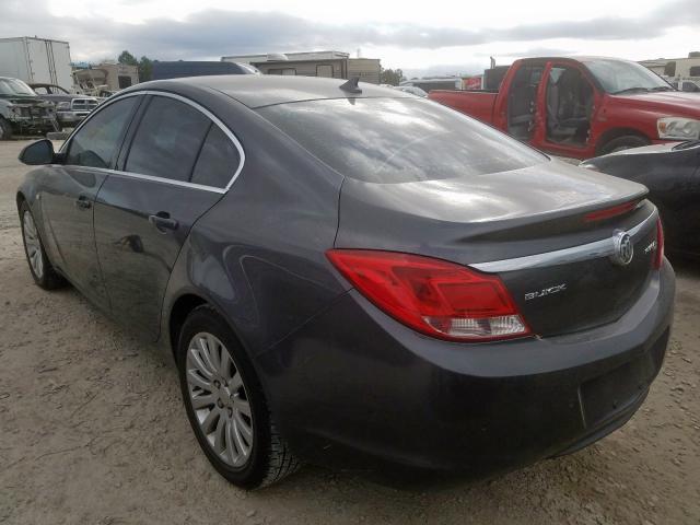 W04GU5GC5B1034345 - 2011 BUICK REGAL CXL GRAY photo 3