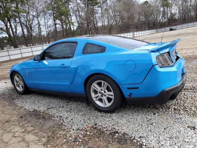 1ZVBP8AM1C5250114 - 2012 FORD MUSTANG BLUE photo 2