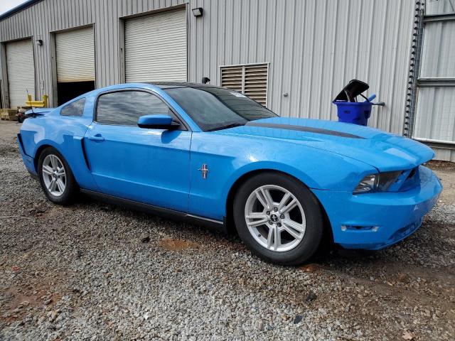 1ZVBP8AM1C5250114 - 2012 FORD MUSTANG BLUE photo 4