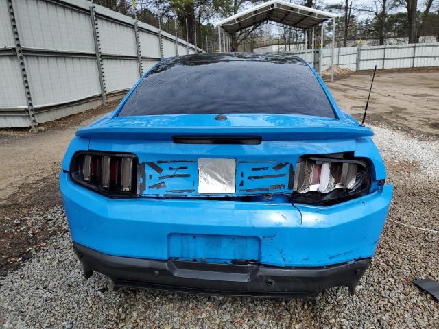 1ZVBP8AM1C5250114 - 2012 FORD MUSTANG BLUE photo 6