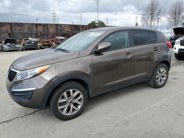 KNDPB3AC8F7733500 - 2015 KIA SPORTAGE LX BROWN photo 1