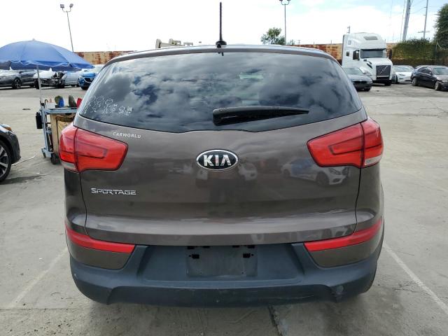 KNDPB3AC8F7733500 - 2015 KIA SPORTAGE LX BROWN photo 6