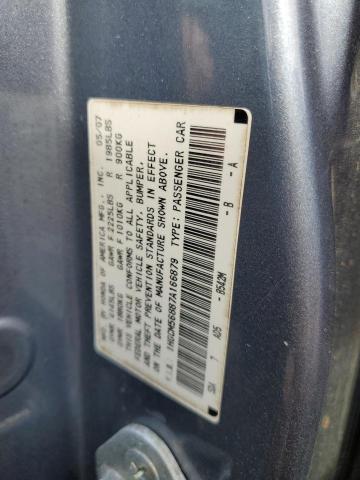 1HGCM56887A166879 - 2007 HONDA ACCORD EX BLUE photo 12