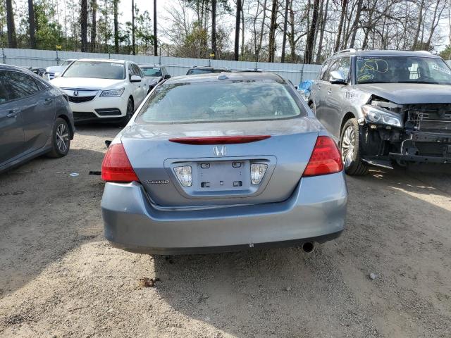 1HGCM56887A166879 - 2007 HONDA ACCORD EX BLUE photo 6