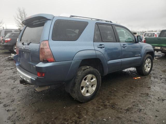 JTEBT17R840031573 - 2004 TOYOTA 4RUNNER LIMITED BLUE photo 3