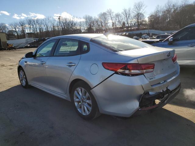 5XXGT4L32JG262380 - 2018 KIA OPTIMA LX SILVER photo 2