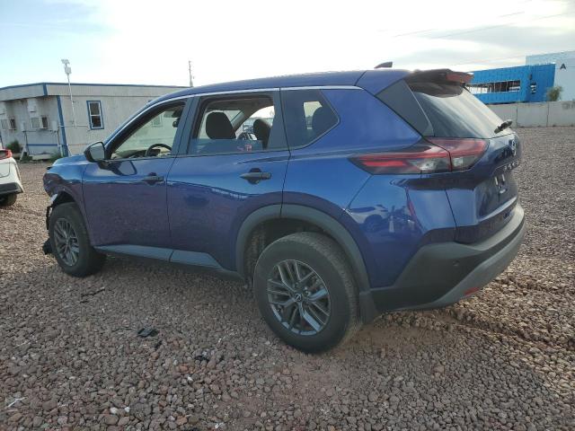 5N1BT3AAXNC712266 - 2022 NISSAN ROGUE S BLUE photo 2