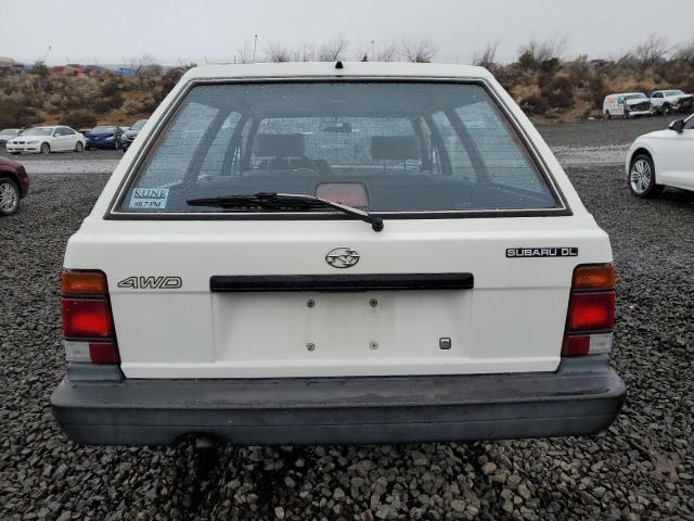 JF2AN52B5JD430541 - 1988 SUBARU DL 4WD WHITE photo 6