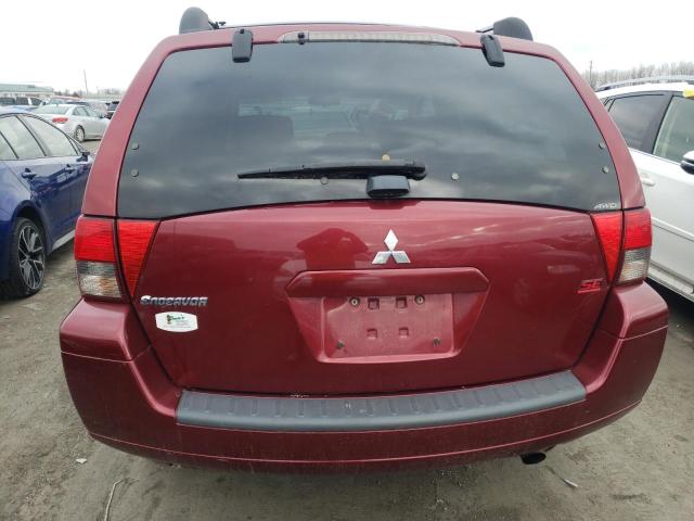 4A4MN31S57E083869 - 2007 MITSUBISHI ENDEAVOR SE MAROON photo 6