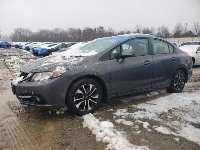 2HGFB2F96DH568892 - 2013 HONDA CIVIC EXL GRAY photo 1