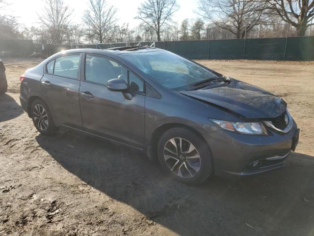 2HGFB2F96DH568892 - 2013 HONDA CIVIC EXL GRAY photo 4