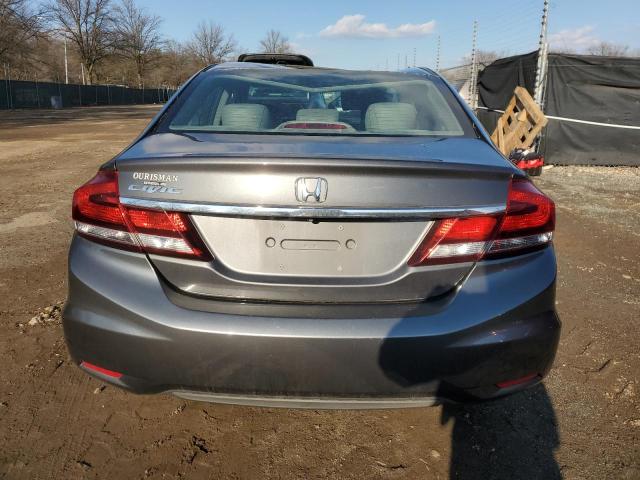 2HGFB2F96DH568892 - 2013 HONDA CIVIC EXL GRAY photo 6