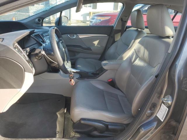 2HGFB2F96DH568892 - 2013 HONDA CIVIC EXL GRAY photo 7