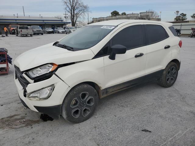 MAJ3S2FE7LC344679 - 2020 FORD ECOSPORT S WHITE photo 1