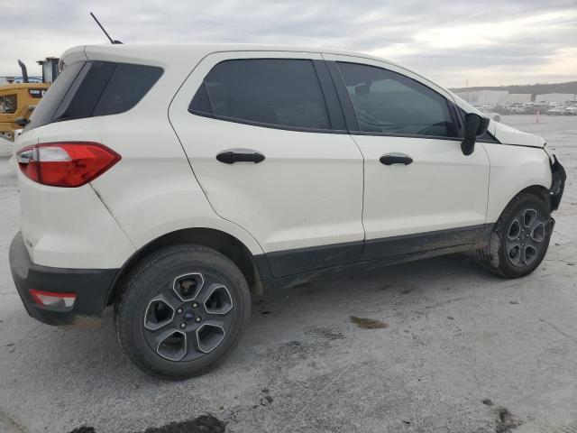 MAJ3S2FE7LC344679 - 2020 FORD ECOSPORT S WHITE photo 3