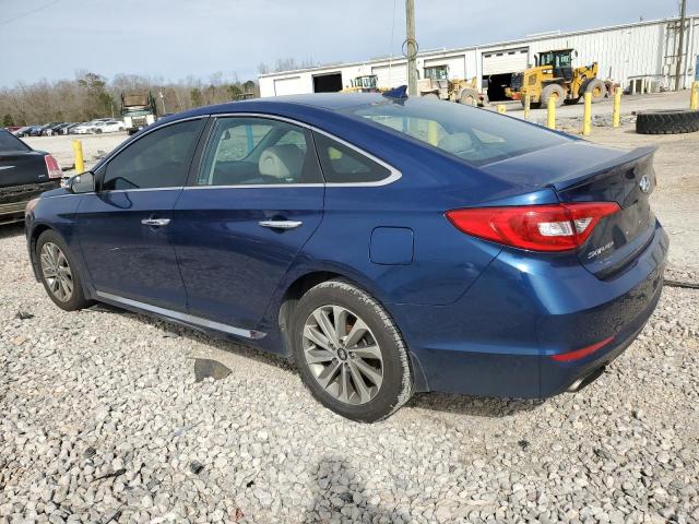 5NPE34AF2HH477096 - 2017 HYUNDAI SONATA SPORT BLUE photo 2