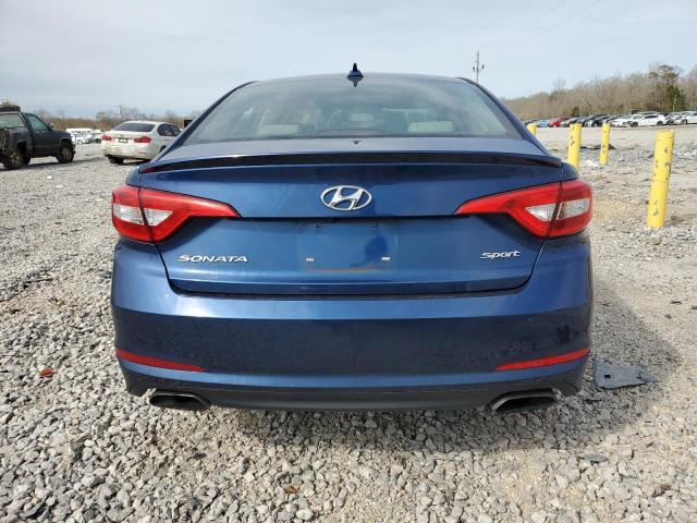 5NPE34AF2HH477096 - 2017 HYUNDAI SONATA SPORT BLUE photo 6