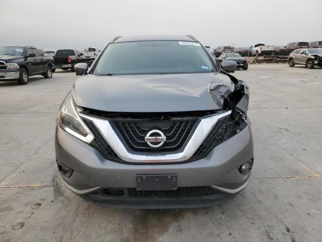 5N1AZ2MG1JN145061 - 2018 NISSAN MURANO S GRAY photo 5