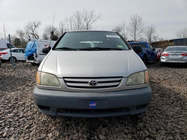 4T3ZF19C02U479351 - 2002 TOYOTA SIENNA LE CE GRAY photo 5