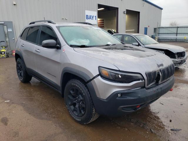 1C4PJMBX7KD227047 - 2019 JEEP CHEROKEE TRAILHAWK ნაცრისფერი ფოტო 4