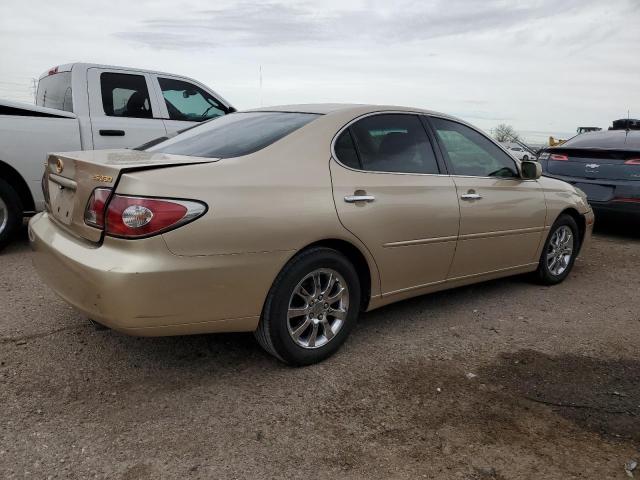 JTHBA30G140017852 - 2004 LEXUS ES 330 GOLD photo 3