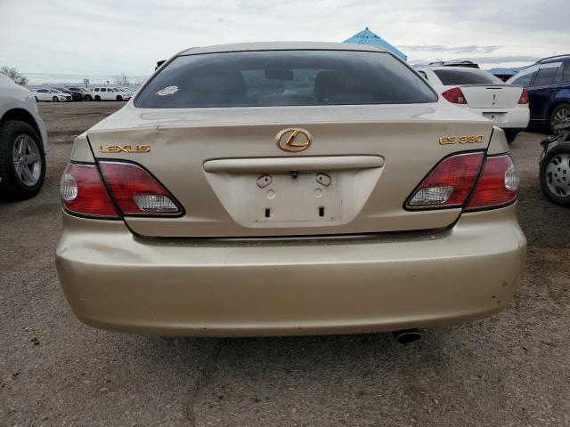 JTHBA30G140017852 - 2004 LEXUS ES 330 GOLD photo 6