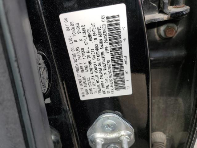 JH4CU26659C006928 - 2009 ACURA TSX BLACK photo 12